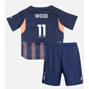 Nottingham Forest Chris Wood #11 Tredje trøje Børn 2023-24 Kort ærmer (+ korte bukser)